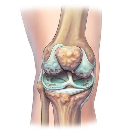Ničenie kĺbov s rozvojom osteochondrózy
